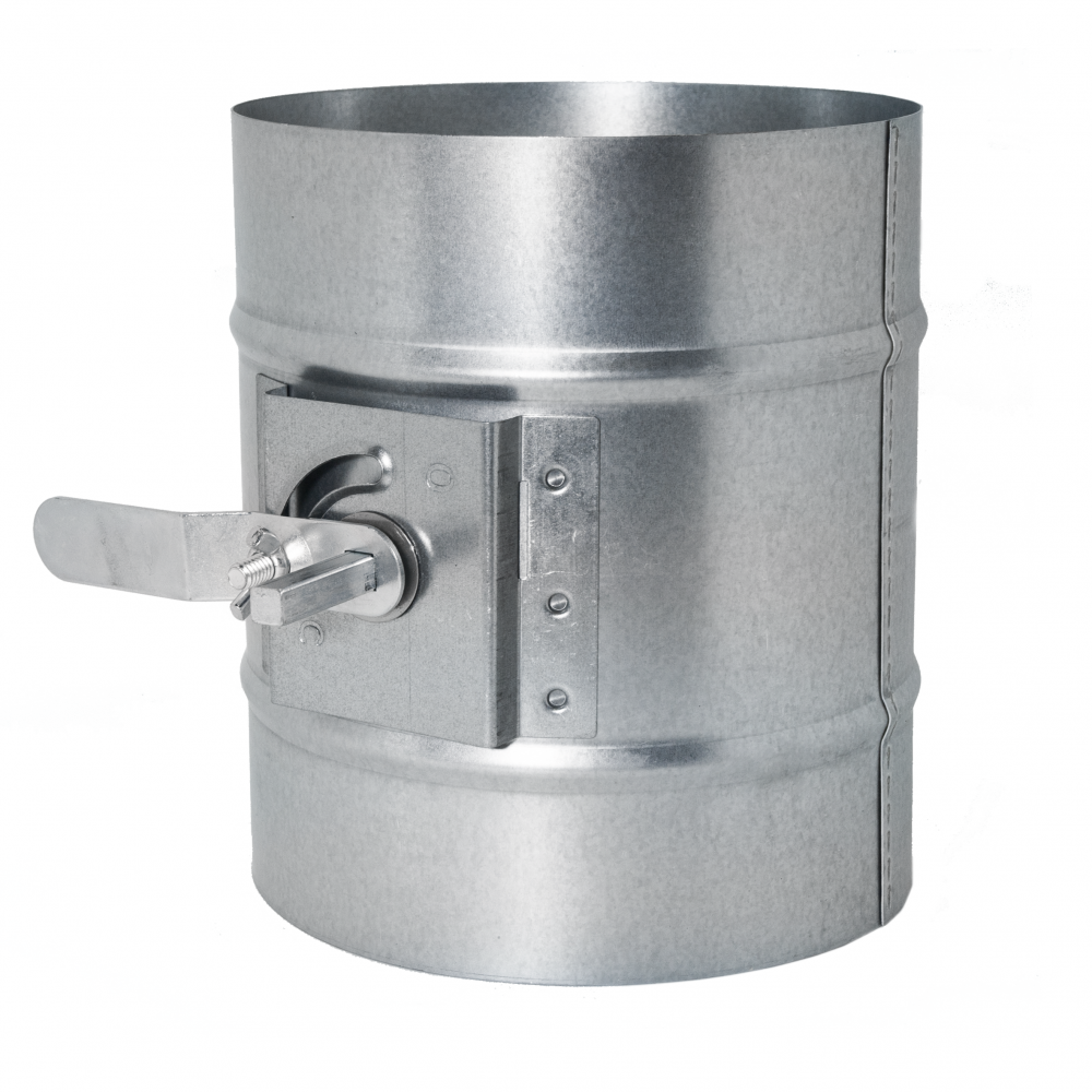 Дроссель клапан для круглых каналов Airone ДКК 200 оц.ст