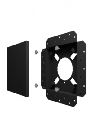 Решетка вентиляционная SGR 200х200 окраш. сталь Matt black ERA