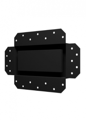 Решетка вентиляционная SGR 200х100 окраш. сталь Matt black ERA